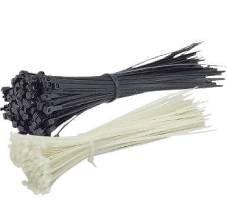 White & Black Cable Tie